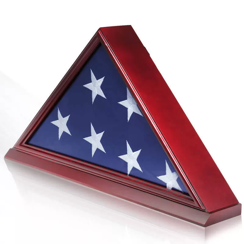 13x24.5 Inches Memorial Flag Display Case