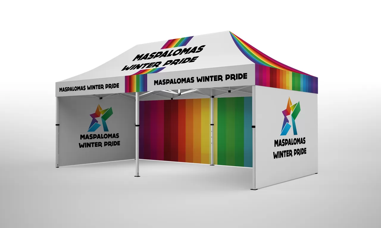 Custom 10x20 Advertising Canopy Tent