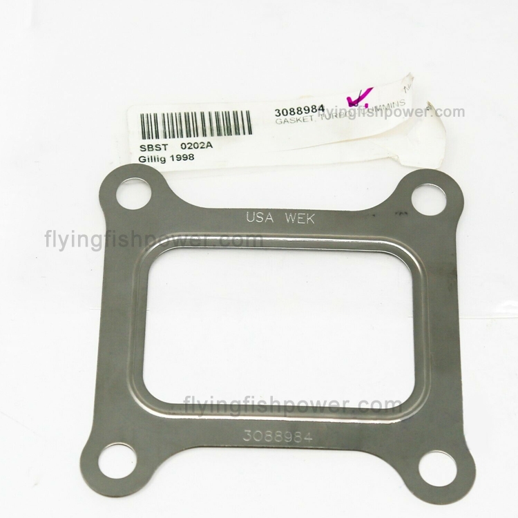 Cummins M11 ISM11 QSM11 Engine Turbocharger Mounting Gasket 3088984