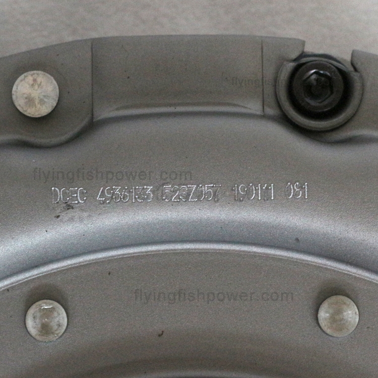 Plaque de pression d'embrayage de pièces de moteur Cummins ISDE 4936133 1601Z56-090
