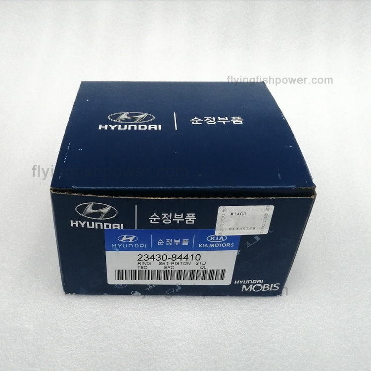 Segment de piston de pièces de moteur de Hyundai D6CB 23430-84410 2343084410