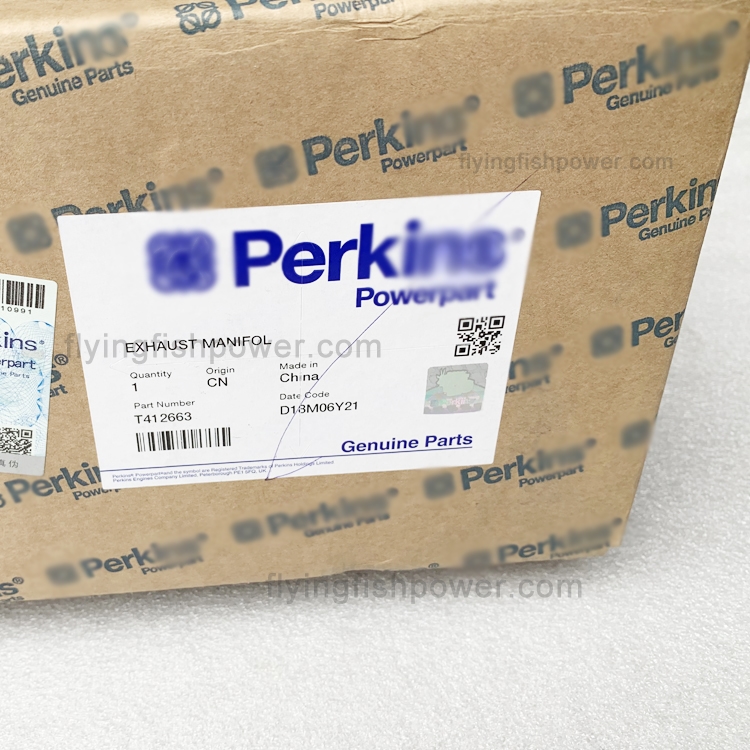 Детали дизельного двигателя Perkins Выпускной коллектор T412663