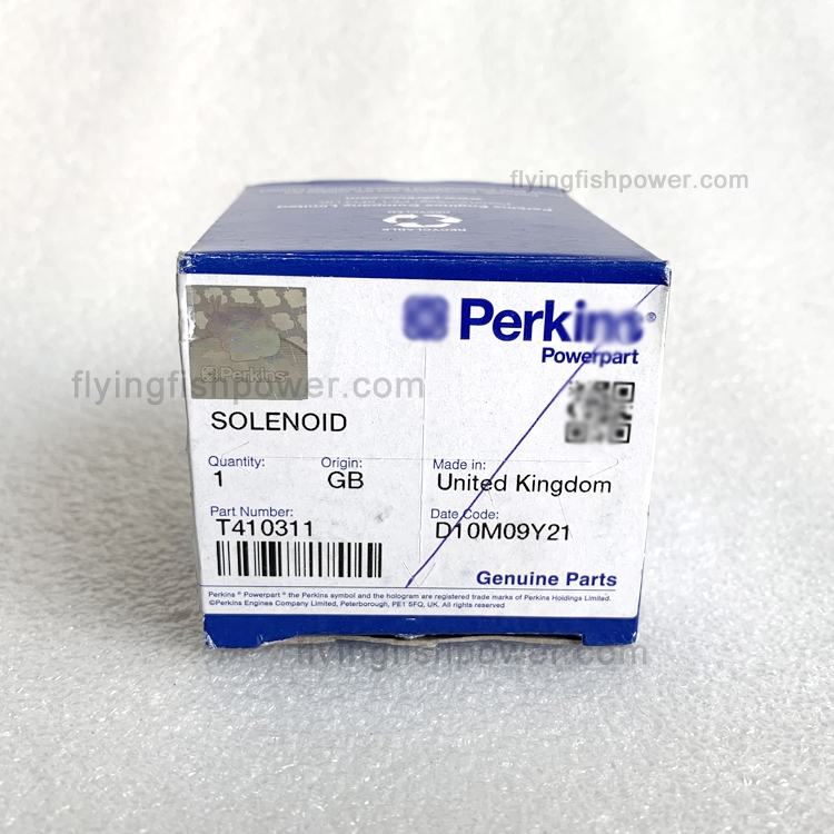 Solenoide mezclador de piezas de motor diesel Perkins T410311