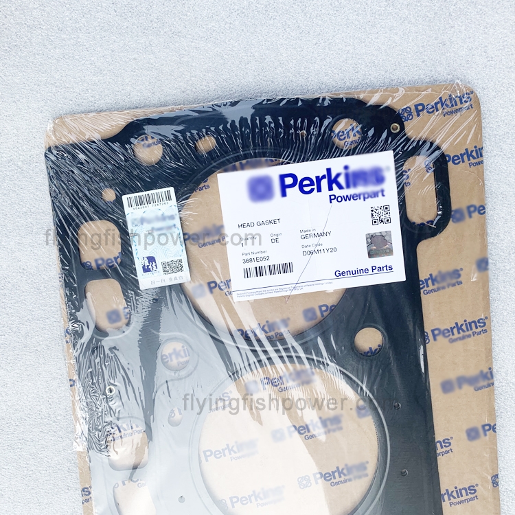 Оптовая продажа, подлинная прокладка головки цилиндра двигателя Perkins 3681E052