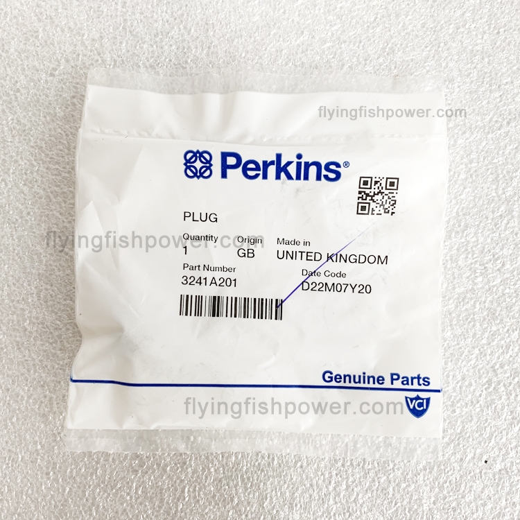 Enchufe de piezas de motor diesel Perkins 3241A201