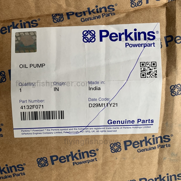 Оптовая продажа, оригинальные детали двигателя Perkins, масляный насос 4132F071