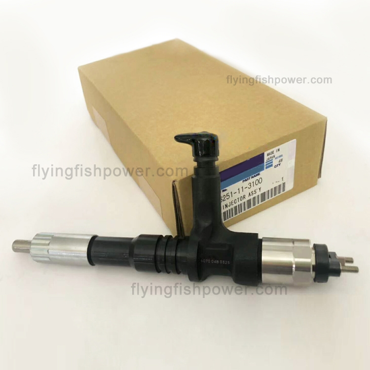 Injecteur de carburant de moteur Komatsu 6251-11-3100 vente en gros