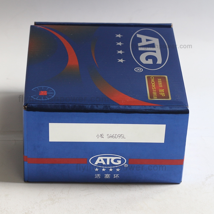 Wholesale Genuine Aftermarket Komatsu SA6D95L Engine Parts Piston Ring