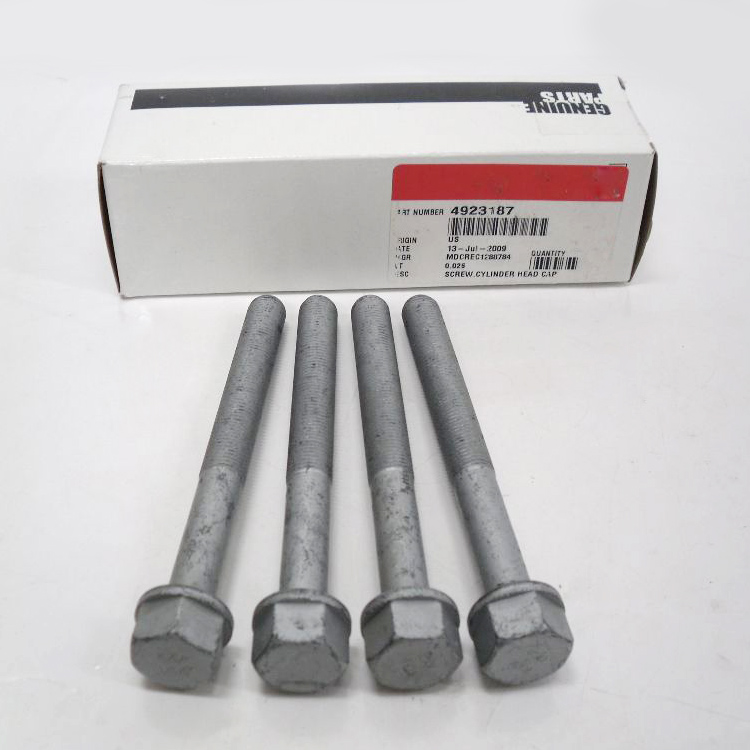 Piezas de motor Cummins, tornillo resistente a roturas, 4923187, venta al por mayor