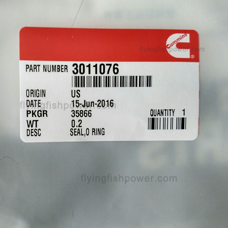 Cummins QSK19 KTA19 K19 Piezas del motor Liner de cilindro o sello de anillo 3011076 205181 207524