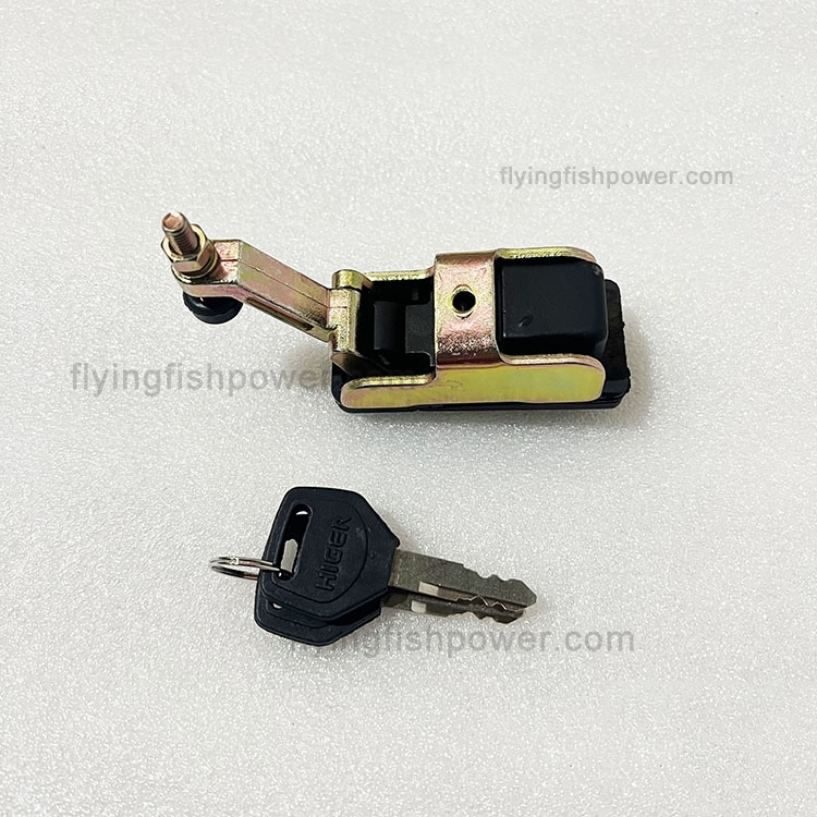 Lock Assembly (Black Long Lock ) 55E01-08333 for HIGER KLQ6868KAC4A-EFT Bus