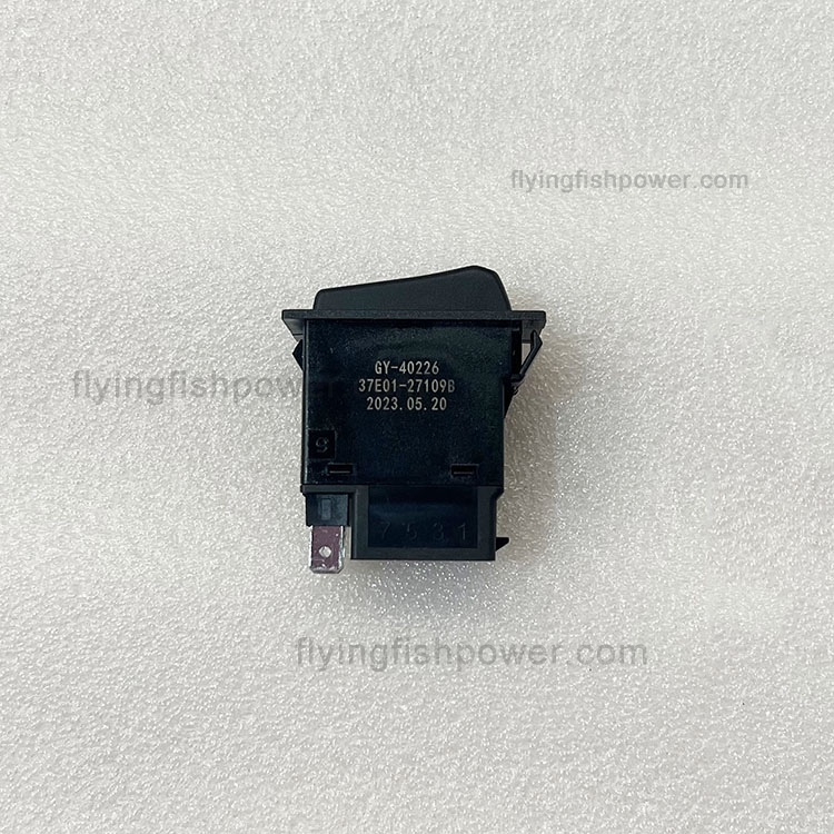 Rocker Switch (rear passenger door) 37E01-27109B for HIGER KLQ6129YAE3A-ER3 Bus