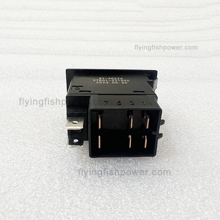 Rocker Switch (rear passenger door) 37E01-27109B for HIGER KLQ6129YAE3A-ER3 Bus