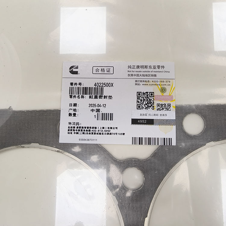 Cummins M11 Engine Parts Cylinder Head Gasket 4022500 2864080