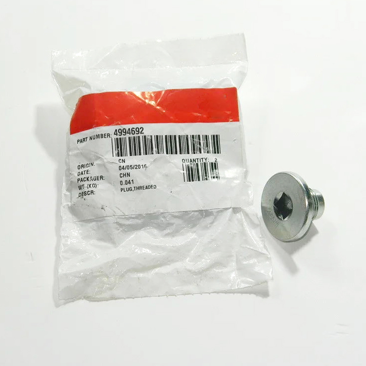 Foton ISF3.8 Engine Threaded Plug 4994692