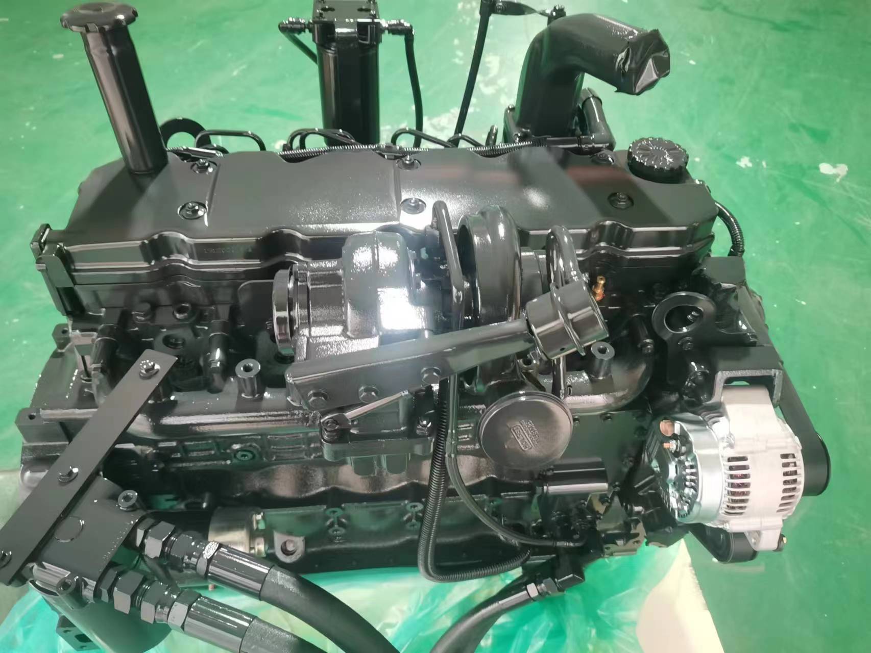 Komatsu 6D107 Diesel Engine Assembly