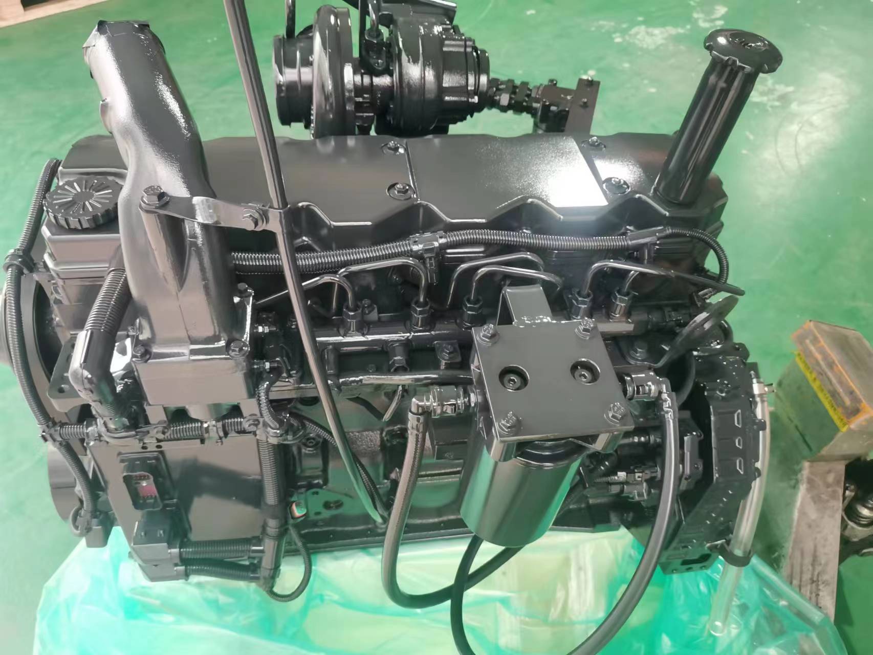 Komatsu 6D107 Diesel Engine Assembly