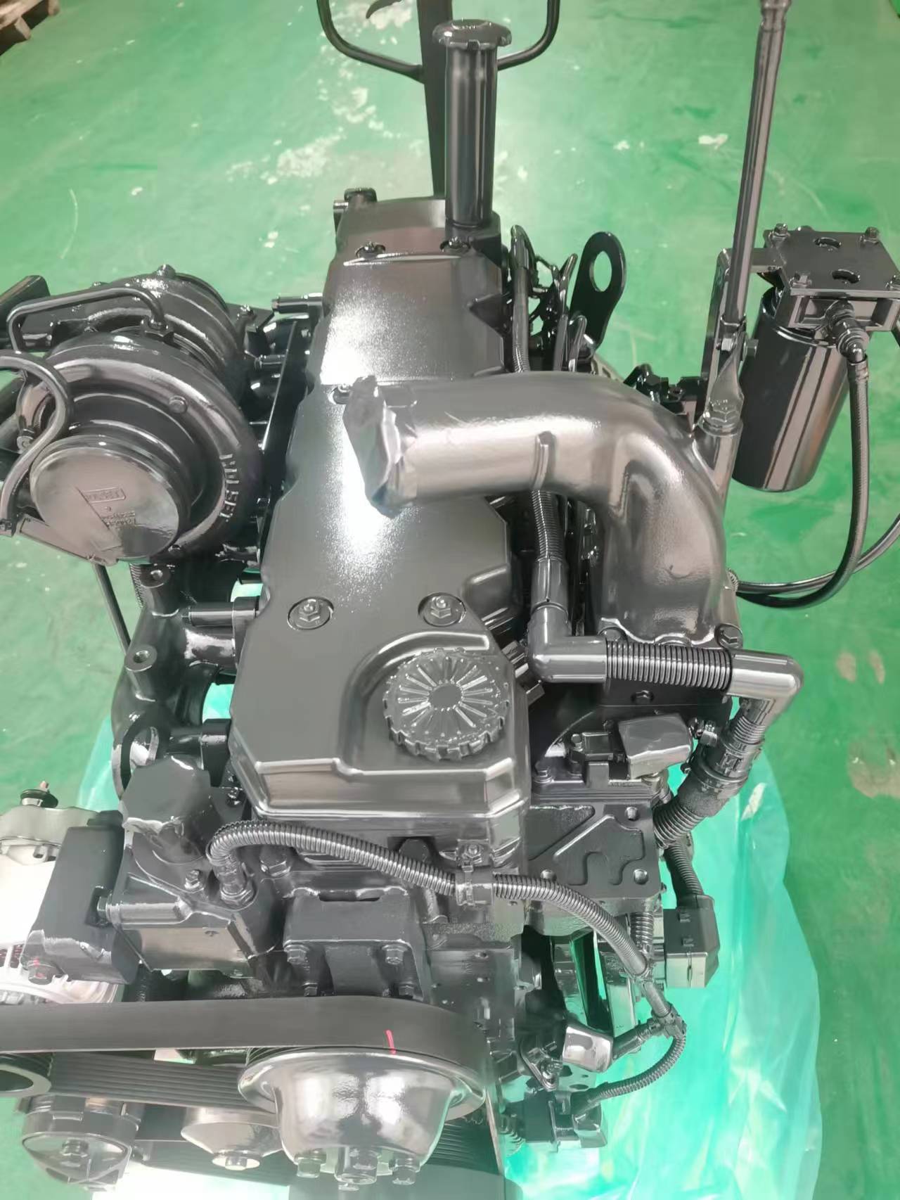 Komatsu 6D107 Diesel Engine Assembly