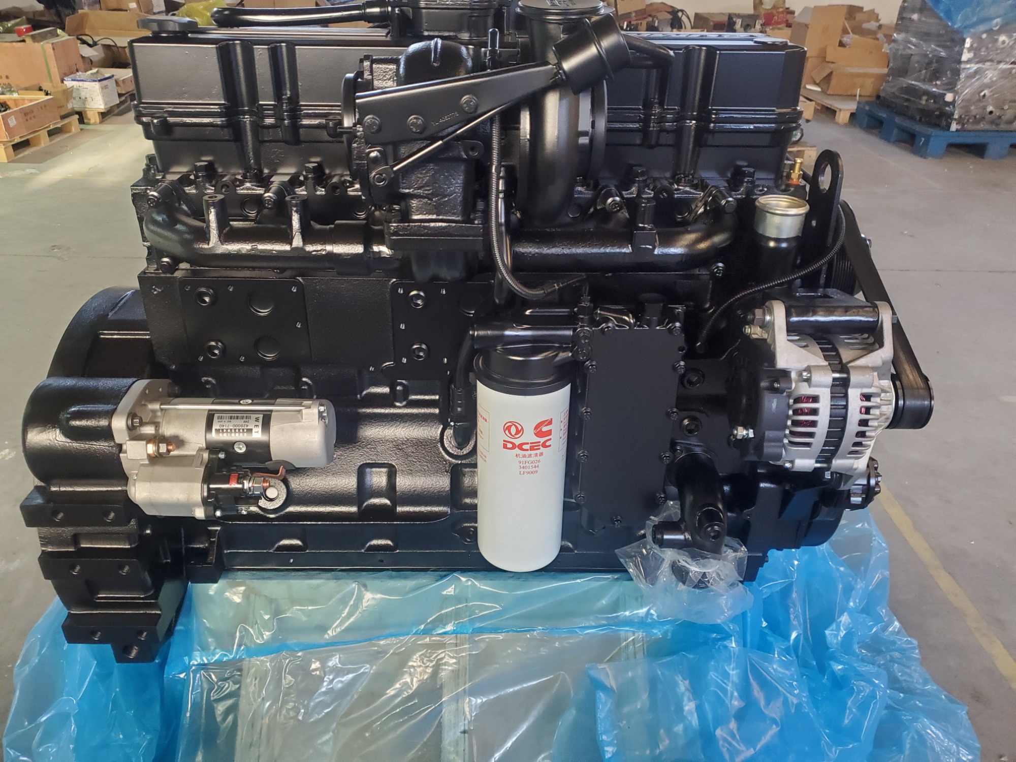 Cummins QSL9 Diesel Engine Assembly With Engine Brake