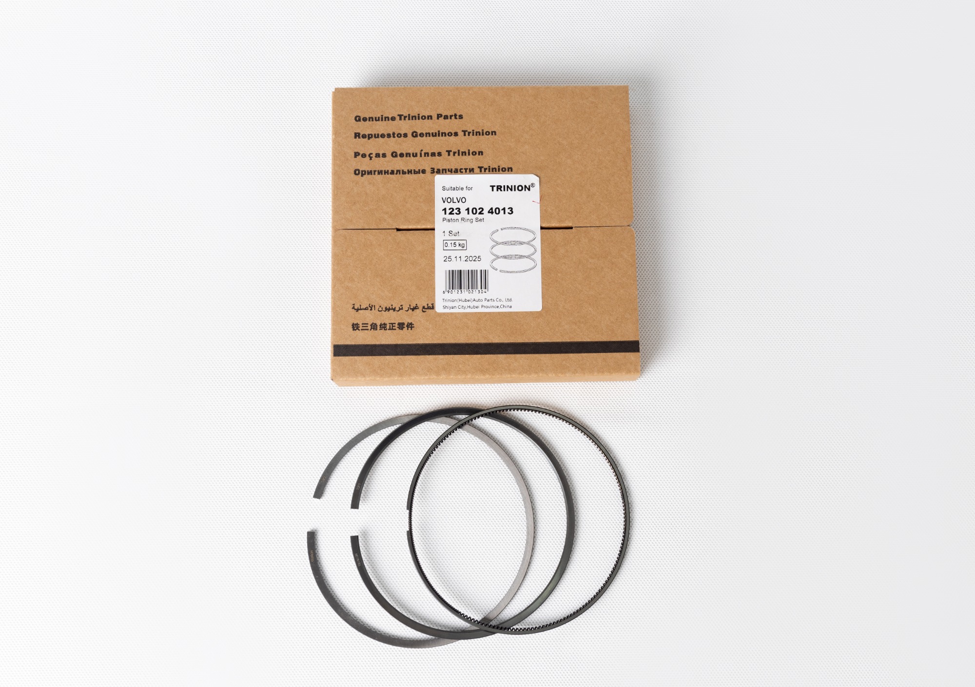 FM11 Truck OEM Quality Steel 123mm Piston Ring Set 21356406 20973N0 21640558 800108910000 for Volvo D11C D11 EURO 5 Engine