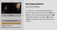 Dos Espectadores by Anthony Blake