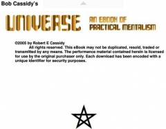 Bob Cassidy - Universe - An ebook of Practical Mentalism