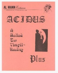 Al Mann - Acidus Plus