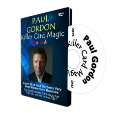 PAUL GORDON'S NEW (JAN 2019) DVD - KILLER CARD MAGIC CONTAINS 25 ROUTINES!