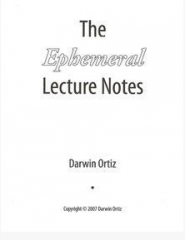 Darwin Ortiz - The Ephemeral Lecture Note