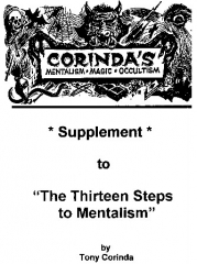 Tony Corinda - Supplement to the 13 Steps of Mentalism Redone