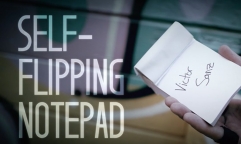 Self-Flipping Notepad by Victor Sanz