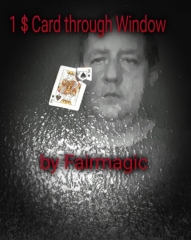 1$ Card through Window by Fairmagic