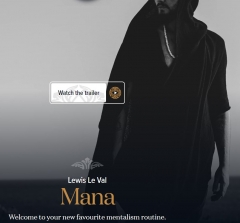 Mana by Lewis Le Val (An Impromptu Mentalism Miracle)