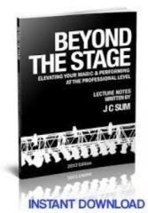 J C Sum - BEYOND THE STAGE LECTURE NOTES (PDF) By J C Sum