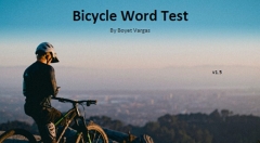 Bicycle Word Test by Boyet Vargas