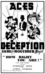 Aces in Deception or "How Right You Are" by Lewis Ganson