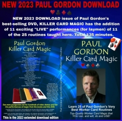 NEW for 2023 - Download Edition of Killer Card Magic by Paul Gordon