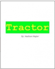 Tractor by Madison Hagler