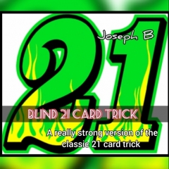 TOTALLY BLIND 21 CARD TRICK by Joseph B.