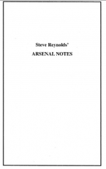 Arsenal Notes by Steve Reynolds