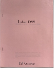 Lecture 1988 by Bill Goodwin