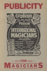 Publicity for Magicians by Robert E. Bernhard