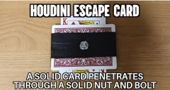 Houdini escape card by Alfonso Solis (original download , no watermark)
