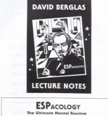David Berglas - ESPacology Lecture Notes by David Berglas