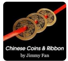 Chinese Coins and Ribbon by Jimmy Fan