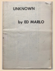 Unknown by Edward Marlo