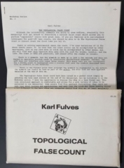 Workshop Series by Karl Fulves (No 2 - The Topological False Count)