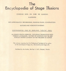 Burling Hull - Encyclopedia of Stage Illusions by Burling Hull
