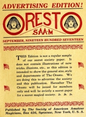 ORESTO by Secret Association of American Magicians