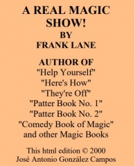 Frank Lane – A Real Magic Show